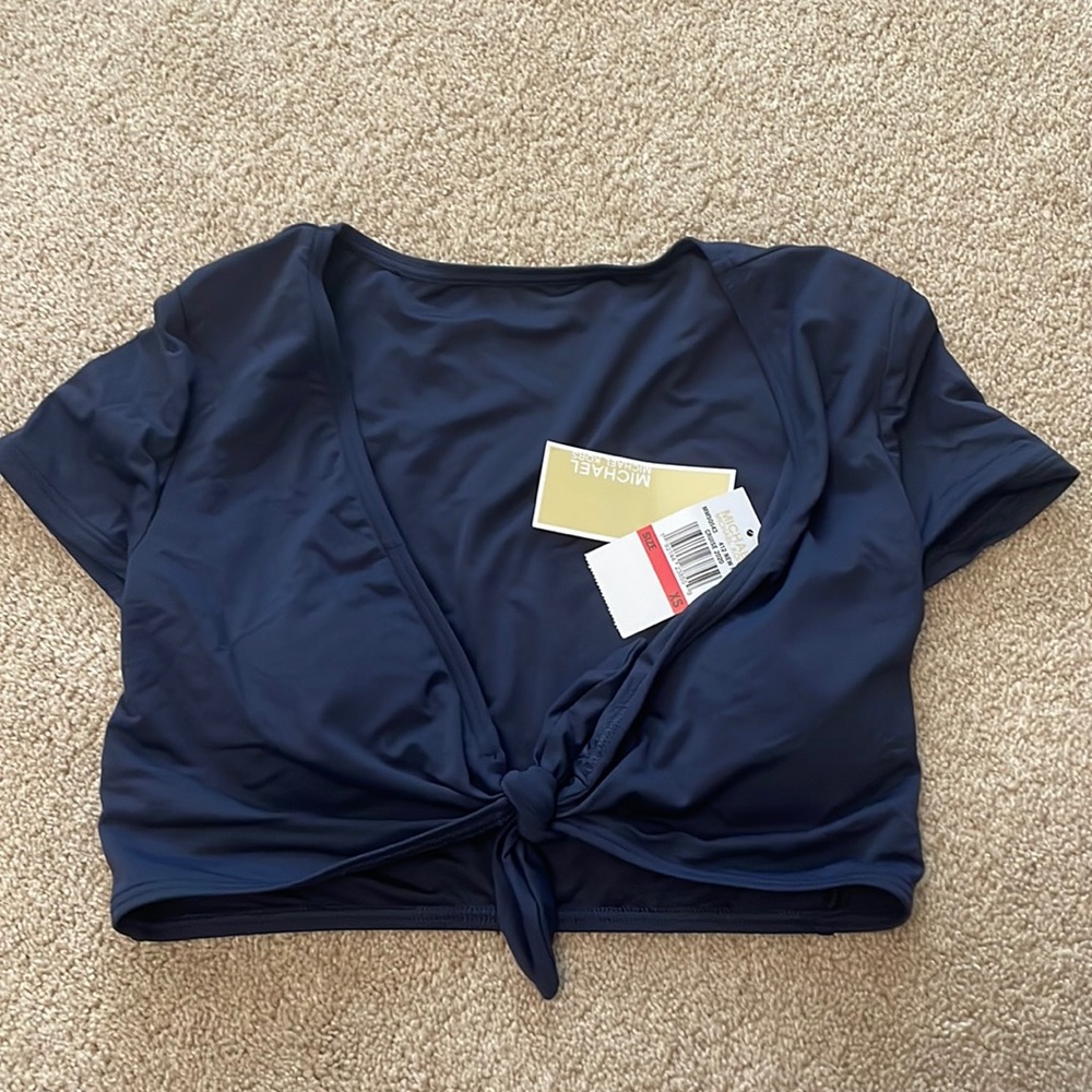 Swimsuit crop top